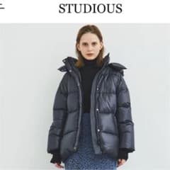 STUDIOUS ダウン 55000円❗️38size ブラック　完売品のサムネイル