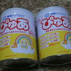雪印ミルク☆ぴゅあ820g☆2缶のサムネイル