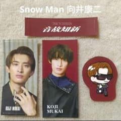 SnowMan 音故知新 RAYS 購入特典 向井康二 すのチルステッカーシール