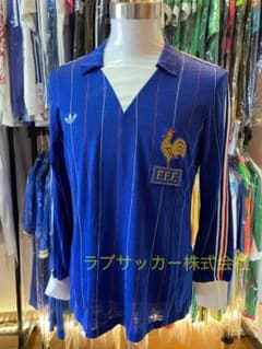 80/82 フランス代表 ホーム ユニフォーム 長袖 - メルカリ