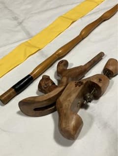 へら釣り用竿掛けらっきょ竹➕天然木万力 へら釣り用竿掛けらっきょ竹➕天然木万力 - メルカリ