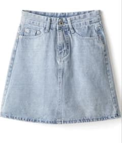 GRL デニム台形ミニスカート[at1817]のサムネイル