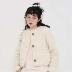 TINA:JOJUN ボアジャケット アイボリーのサムネイル