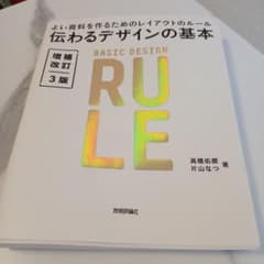 伝わるデザインの基本 増補改訂 3版のサムネイル