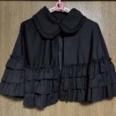 ブラックピースナウ BLACK PEACE NOW ケープ ゴスロリ ブラック - メルカリ