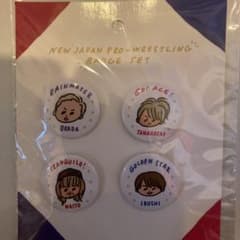 新日本プロレス　缶バッジ　ASOKOのサムネイル