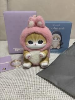 mofusand ぬいぐるみ ピンク うさぎコスチューム mofusand ぬいぐるみ ピンク うさぎコスチューム - メルカリ