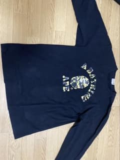 A BATHING APE カモフラージュ長袖カットソー Lサイズのサムネイル