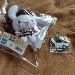 タイトーくじシナモロール 野球ユニフォーム ぬいぐるみとストラップのサムネイル