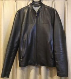 〈theory〉レザーライダースジャケットのサムネイル