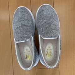 スリッポン スニーカー グレー Mサイズのサムネイル