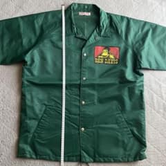 BEN DAVIS ヴィンテージ　ナイロン コーチジャケット グリーンのサムネイル