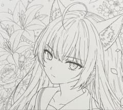 手描きイラスト オリジナル 伯奈姫 - メルカリ