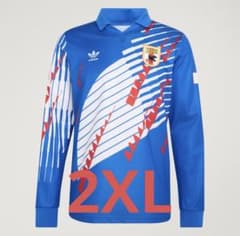 【袋付き】2XLサイズ 復刻 adidas サッカー日本代表 ユニフォームのサムネイル
