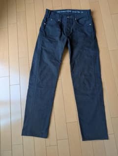 45R　ブラックデニムパンツのサムネイル