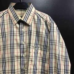 高級!! BURBERRY LONDON Check long shirtのサムネイル