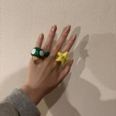 マリオ キノコ スター 指輪セットのサムネイル