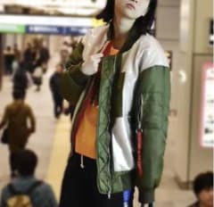 【個性的】クリア素材MA-1ジャケット【最終値下げ】のサムネイル
