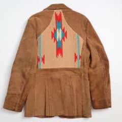 70s USA製 オルテガ チマヨ スウェード レザージャケット - メルカリ