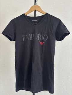 EMPORIO ARMANI Tシャツ ブラック Vネックのサムネイル