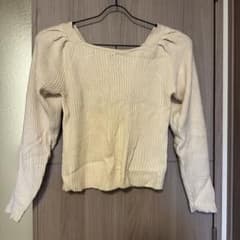 NICE CLAUP 福袋 パプスリーブ ニット バックリボン トップス