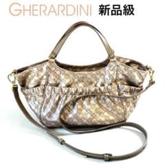 ゆかりん様 新品級✨ GHERARDINIソフティ 2wayバッグベージュ ゆかりん様 新品級✨ GHERARDINIソフティ 2wayバッグベージュ - メルカリ