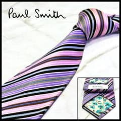 ☆即発 Paul Smith 美品 ポールスミス ネクタイ マルチストライプ
