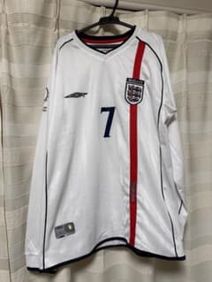 【即日発送】UMBRO イングランド代表 デビッドベッカム 長袖 ユニフォーム 即日発送】UMBRO イングランド代表 デビッドベッカム 長袖