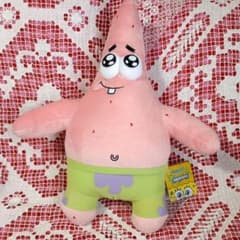 スポンジボブ　ぷっくりフェイス　BIGぬいぐるみ　パトリック