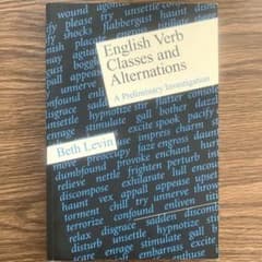 English Verb Classes and Alternationsのサムネイル