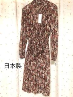 大幅最終値下げ！日本製！レトロワンピース　Ｌのサムネイル