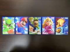 マリオ キャラクターカード 5枚セットのサムネイル