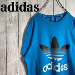 アースカラー】アディダス トレフォイル ビックロゴ Tシャツ ビック 