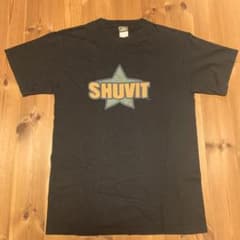 レア！US古着ヴィンテージ90s SHUVIT 黒 Tシャツ スターデザインL 