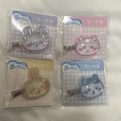 ちいかわ ぷっくりっくたい クリップ　ちいかわ　ハチワレ　うさぎ　モモンガのサムネイル