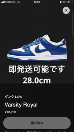 Nike Dunk Low SP Varsity Royal 新品のサムネイル