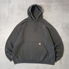 Carhartt 자동차 하트 풀오버 파커 차콜 그레이 3XL