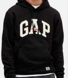 GAP ロゴ パーカー ブラック　サイズXLのサムネイル