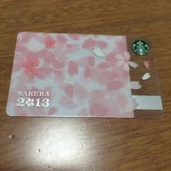 あしのこショップさん専用☆スターバックスカード 2013年 SAKURAのサムネイル