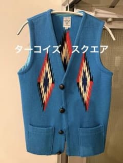 ORTEGA'S オルテガスクエアベスト　ターコイズ　36 美品 ORTEGA'S オルテガスクエアベスト ターコイズ 36 美品 - メルカリ