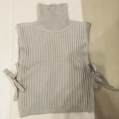 mamaraku タートルネック ニットベスト 100cm