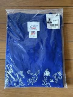 adidas JFA サッカー日本代表 Tシャツ ブルー Lのサムネイル