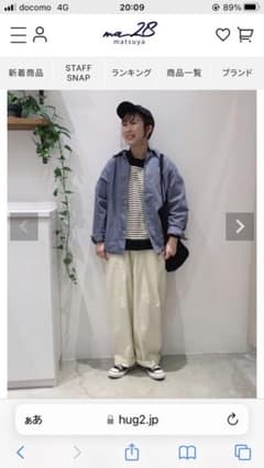 HugHug購入　RNA ワイドコクーンキャンパートラウザーパンツのサムネイル
