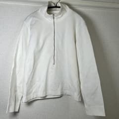 THE SHINZONE ハーフジップ プルオーバー 白 Fのサムネイル
