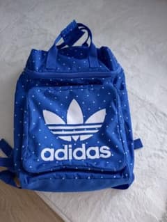 adidas ドット柄 リュック 青のサムネイル