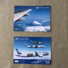 ANA ポストカード　2枚セット　スターウォーズジェットのサムネイル