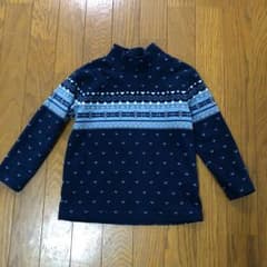 長袖フリース キッズ size110のサムネイル