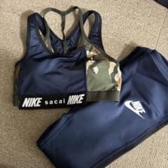 NIKE sacai コラボ　レギンス　ブラトップ　トレーニングウェア　S 迷彩 m67441476951_1.jpg?1771292979