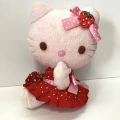 u*）様 【激レア】 サンリオ いちご キティ ぬいぐるみ ピンク 平成レトロ u*）様 【激レア】 サンリオ いちご キティ ぬいぐるみ ピンク 平成