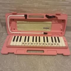 YAMAHA ピアニカ ピンク ケース・ホース・吹き口付のサムネイル